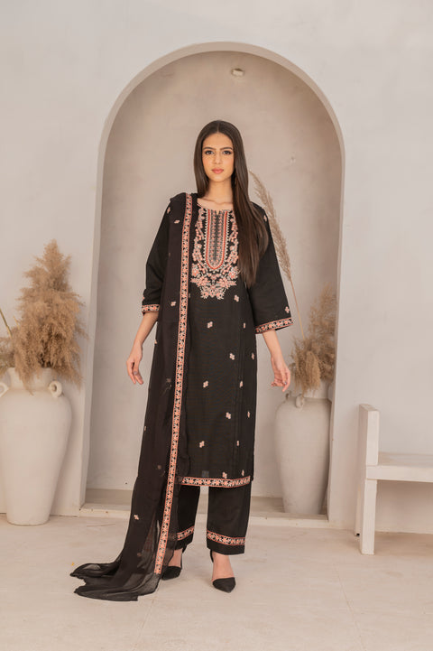 KHDR BLACK EMBR 3 pc