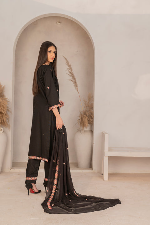 KHDR BLACK EMBR 3 pc