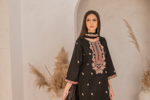 KHDR BLACK EMBR 3 pc