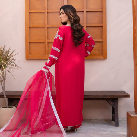 HMD PINK RAW SILK 3pc  Lg37