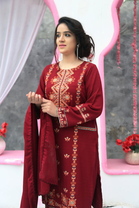 Winter 3pc Maroon