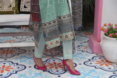 Embroidered Prints 3pc