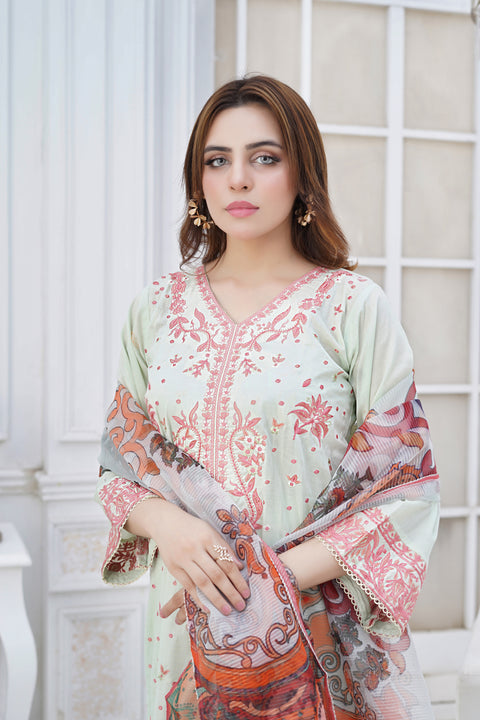 SS3- 3 pc TEA GREEN LOSE TR