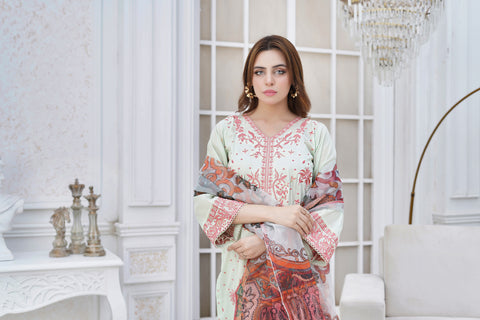 SS3- 3 pc TEA GREEN LOSE TR