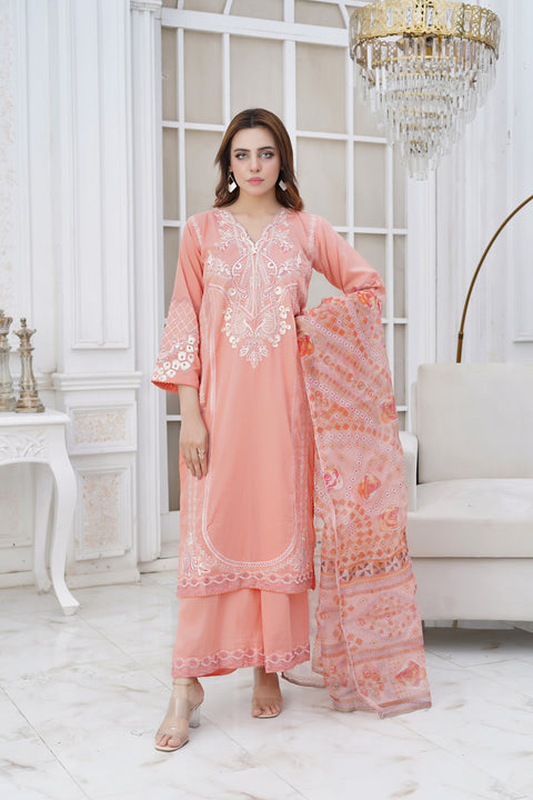 SS3- 3 pc PEACH PINK LOOSE TR