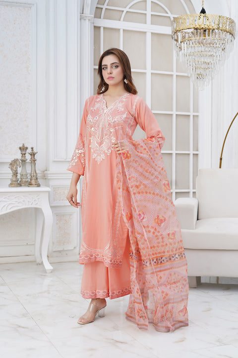 SS3- 3 pc PEACH PINK LOOSE TR