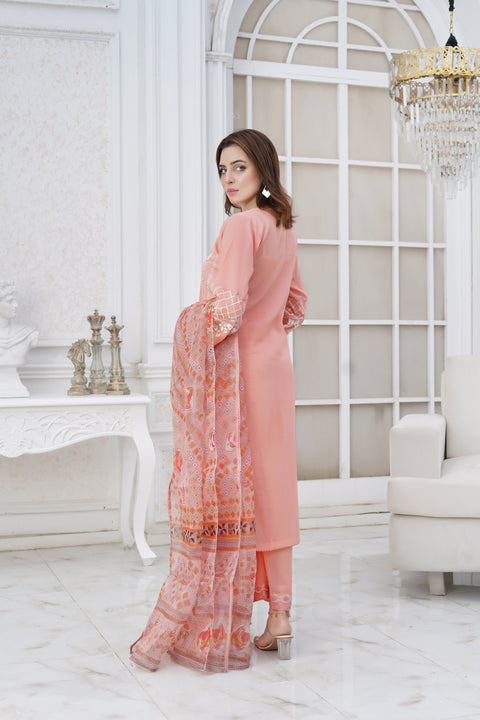 SS3- 3 pc PEACH PINK LOOSE TR