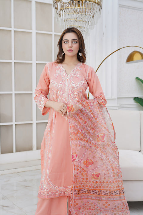 SS3- 3 pc PEACH PINK LOOSE TR