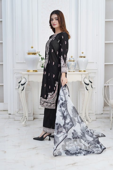 SS3- 3 pc BLACK LOSE TR