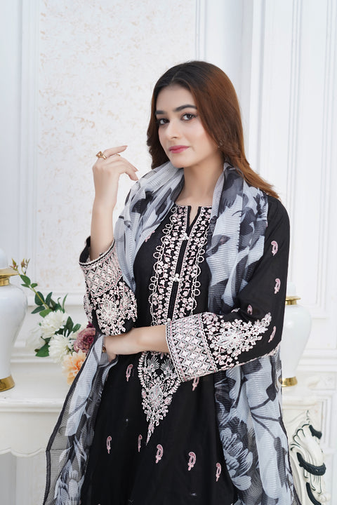 SS3- 3 pc BLACK LOSE TR