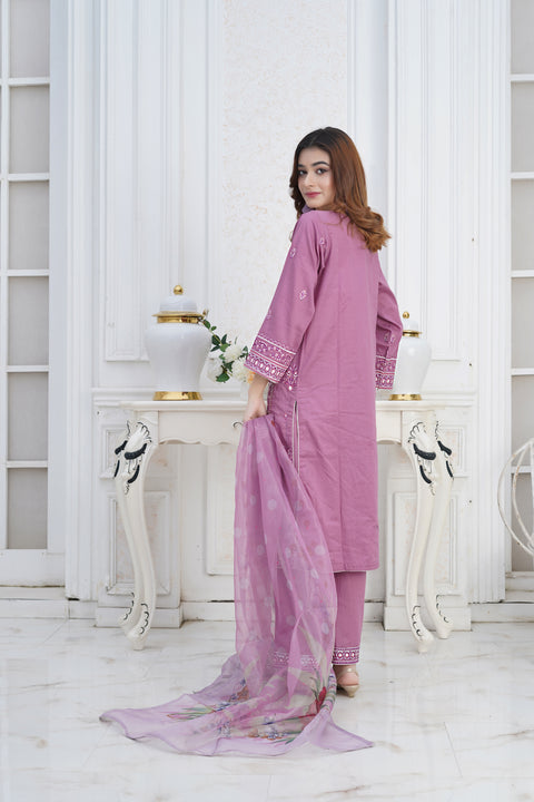 SS3- 3 pc PURPLE TAUPE LOOSE TR