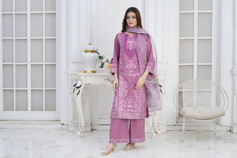 SS3- 3 pc PURPLE TAUPE LOOSE TR