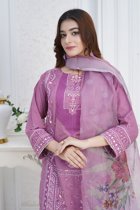 SS3- 3 pc PURPLE TAUPE LOOSE TR