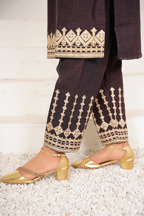 Embrodered 2 Pc Suit - 10