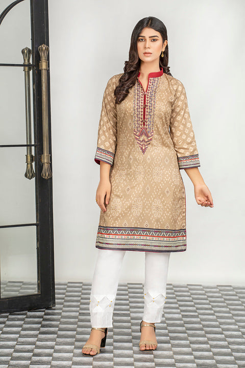 Ladies Embroidered with Digital Printed Shirt