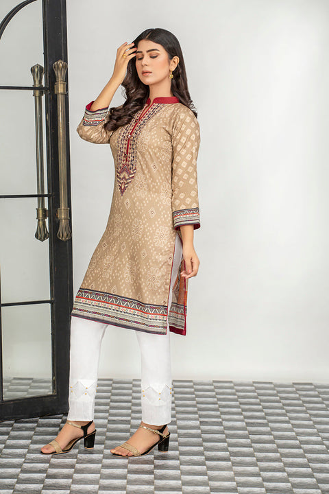 Ladies Embroidered with Digital Printed Shirt