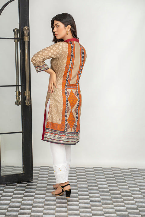 Ladies Embroidered with Digital Printed Shirt