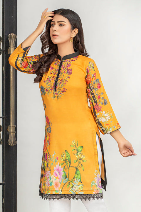 Ladies Embroidered with Digital Printed Shirt