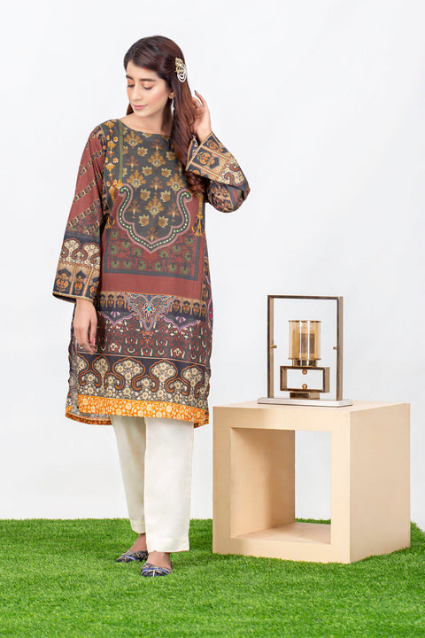 Ladies Digital Printed Shirt Full Sleeves