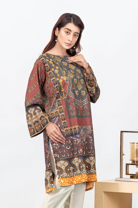 Ladies Digital Printed Shirt Full Sleeves