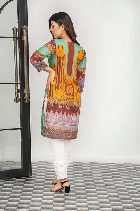 Ladies Embroidered with Digital Printed Shirt