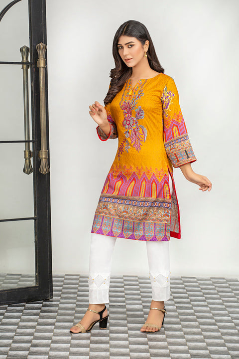 Ladies Embroidered with Digital Printed Shirt