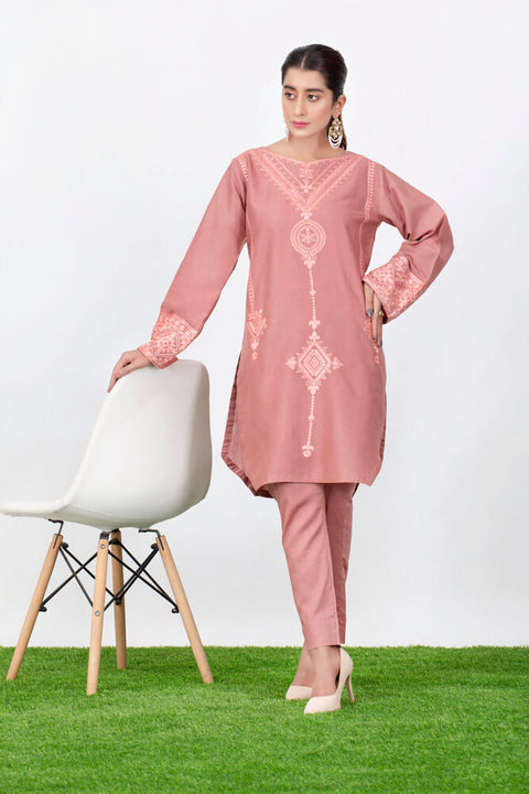 Stylish Embroidered 2Piece