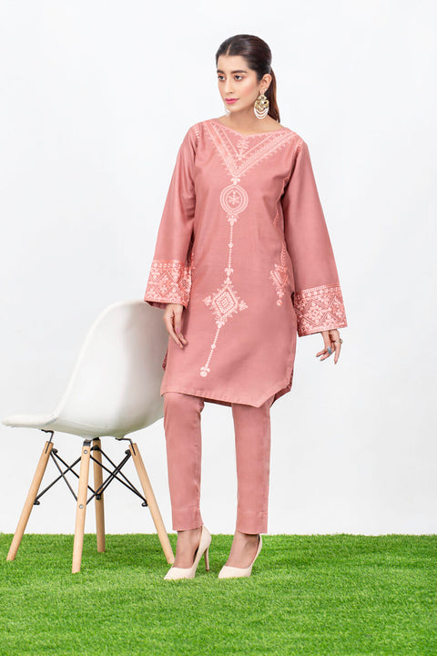 Stylish Embroidered 2Piece