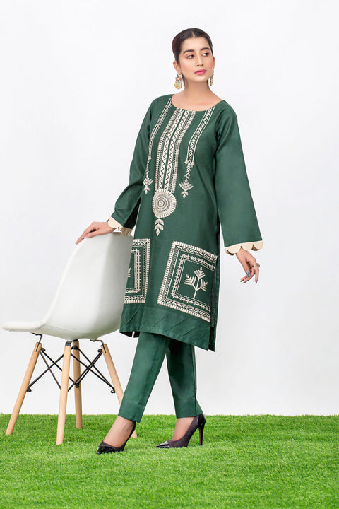 Stylish Embroidered 2Piece