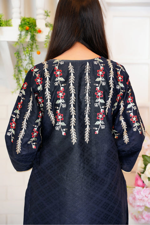 EMBRODERED 2 PC SUIT - 09