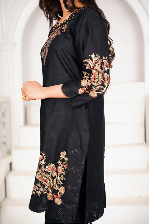 EMBRODERED 2 PC SUIT - 01