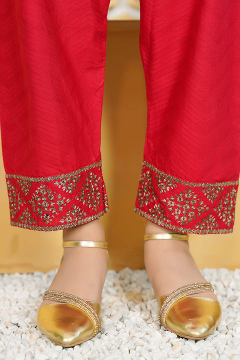 EMBRODERED 2 PC SUIT - 04