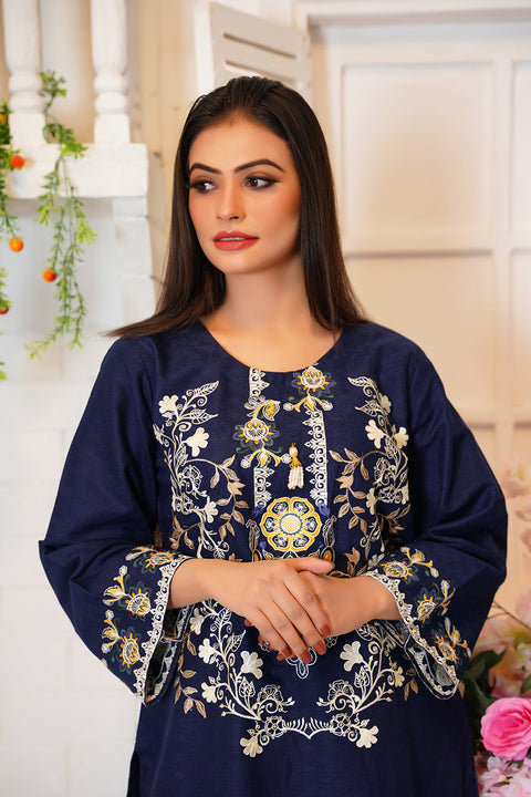 EMBRODERED 2 PC SUIT - 05