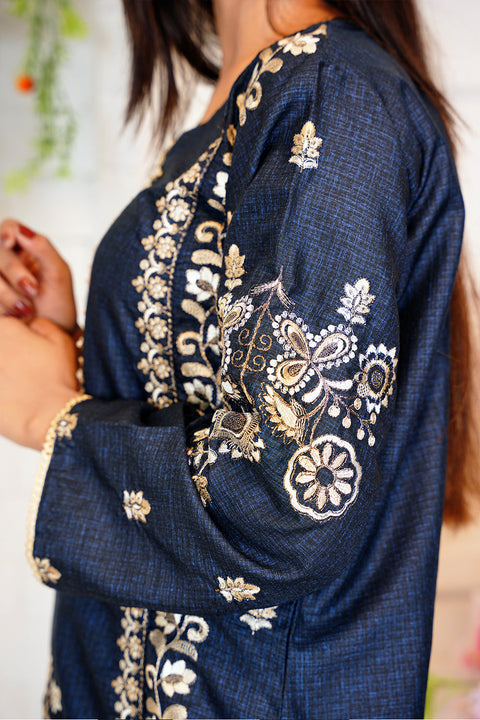 EMBRODERED 2 PC SUIT - 06