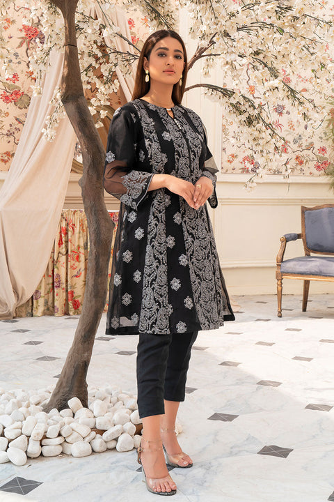 Black Cherry - 1 Pc Frock