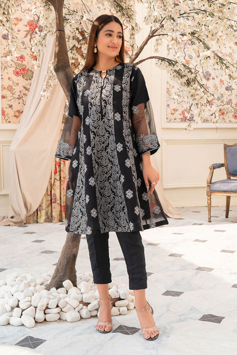 Black Cherry - 1 Pc Frock