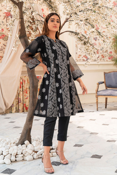 Black Cherry - 1 Pc Frock